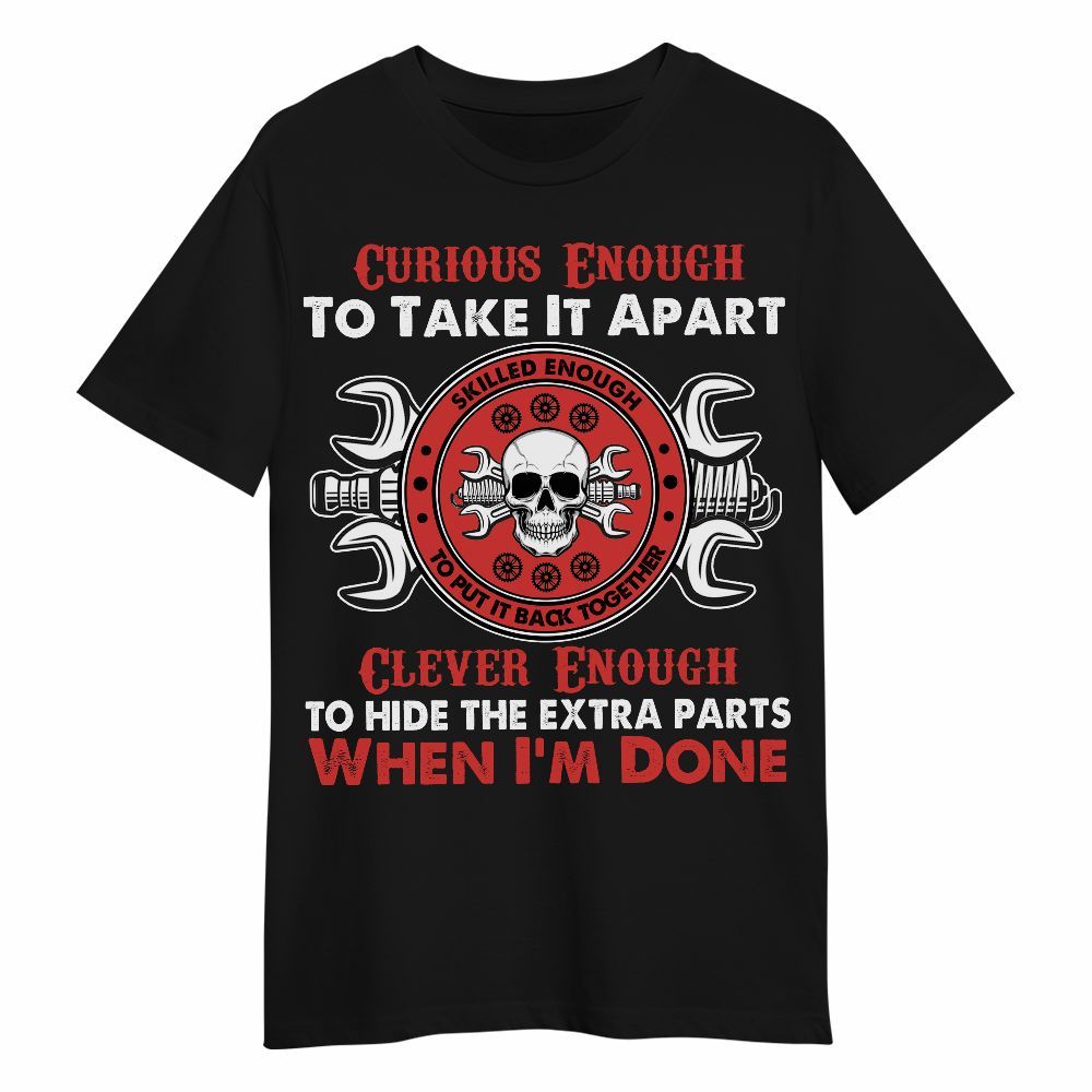 Amare Box Mechanic Shirt, Curious Enough To Take It Apart, Mechanic Lover, Funny Mechanic, Gift For Mechanician Unisex Shirt