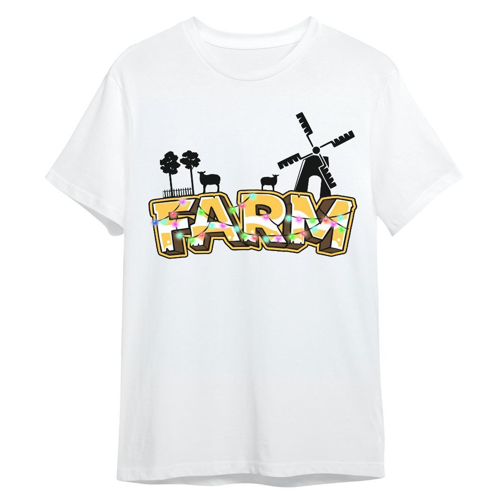 Amare Box Farm Shirt Farm Country Letters, Farmer Icon, Christmas Country Farm, Christmas Unisex Gift Shirt For Farmer Unisex Shirt