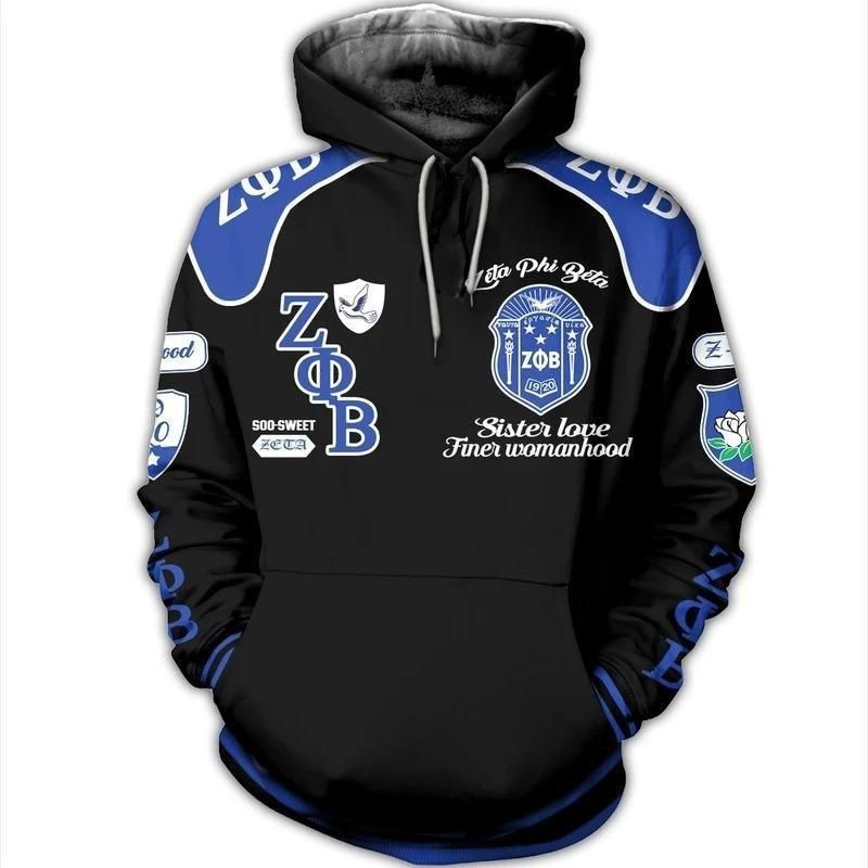 Dove Zeta Phi Beta 1920 Sorority Hoodie