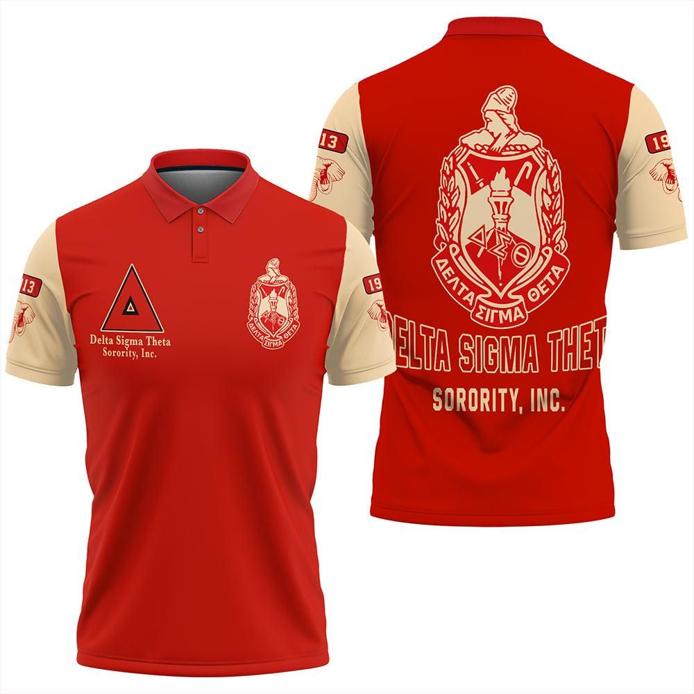 Delta Sigma Theta Varsity Polo Shirt T09