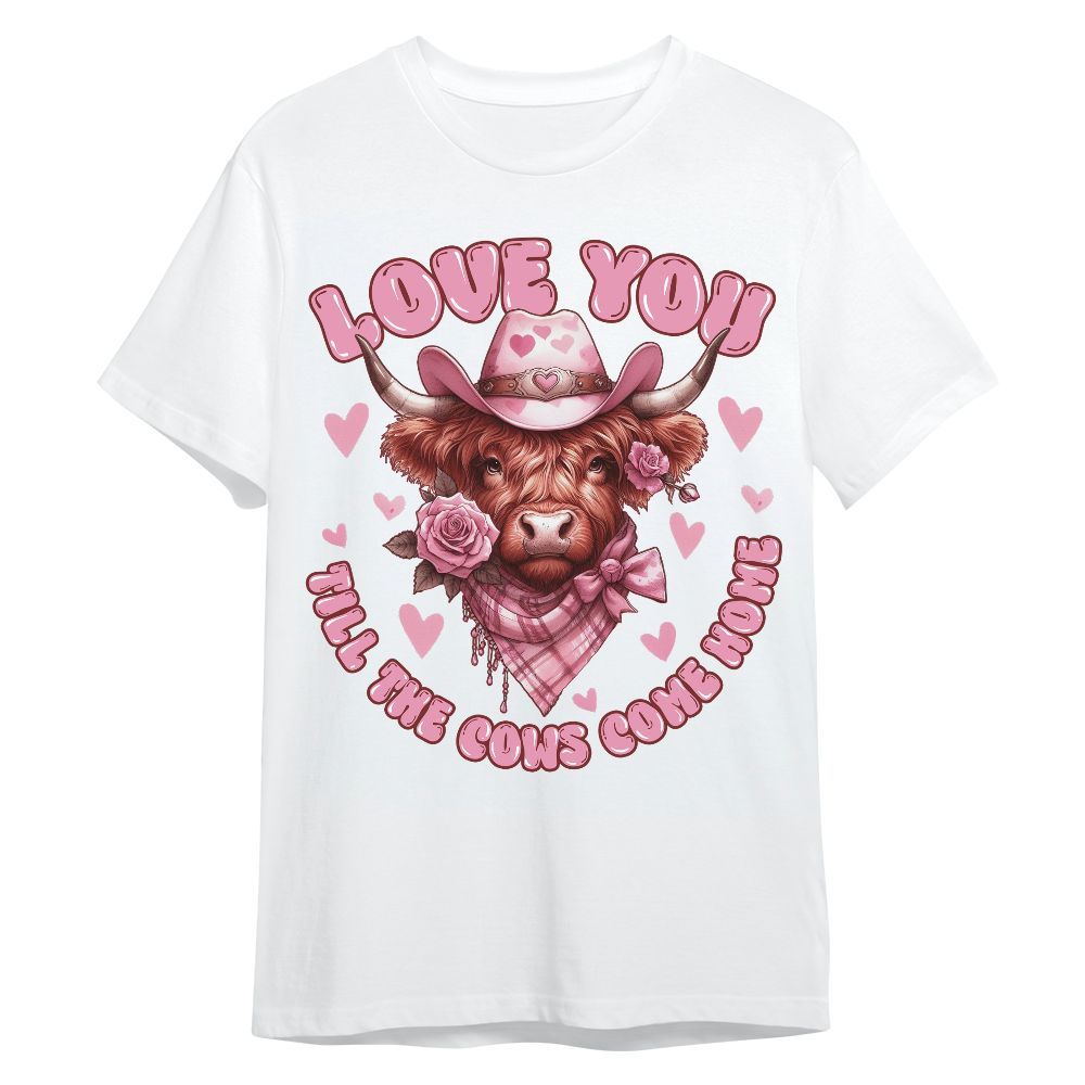 Amare Box Cow Farm Shirt, Valentine Cow, Love You Till Cows Come Home, Western Cow, Cow Shirt, Valentine Shirt Gift For Cow Lover Unisex Shirt