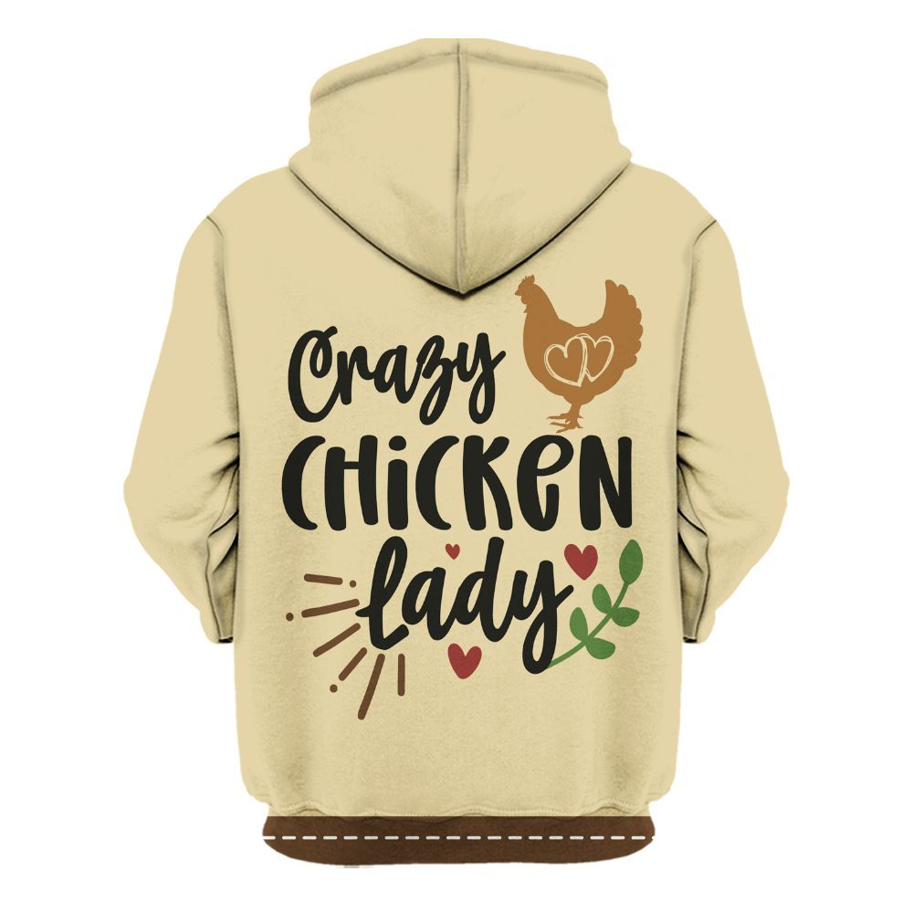 Amare Box Farm Shirt, Crazy Chicken Lady, Chicken Shirt, Chicken Mom, Funny Chicken, Chicken Lover, Graphic Custom Name Gift Shirt For Farmer Unisex Hoodie