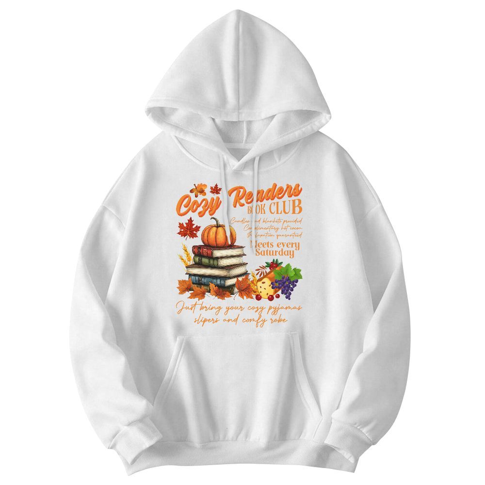 Amare Box Thanksgiving Book Shirt, Cozy Girl Book Club Autumn Fall Cozy Bookish Turkey Gift For Fan Unisex Hoodie