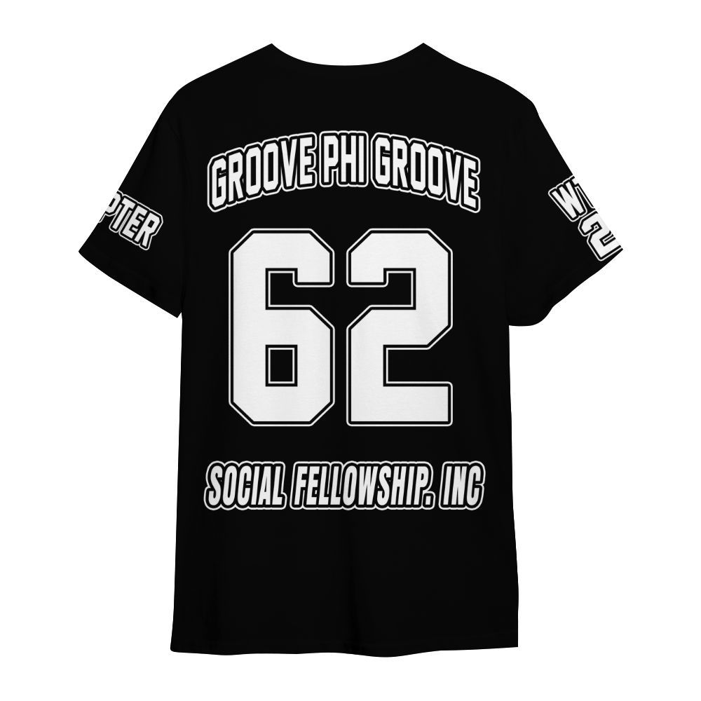 Ireishprint Groove Phi Groove Custom Chapter Shirt, Personalized Black Shirt Groove Phi Groove  Shirt