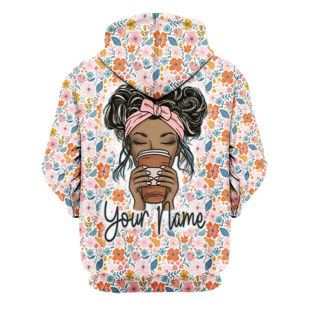 Amare Box Nurse Shirt, Nurse Coffee, Custom Name, Nurse Floral, Nurse Life, Gift For Nurse Unisex Hoodie