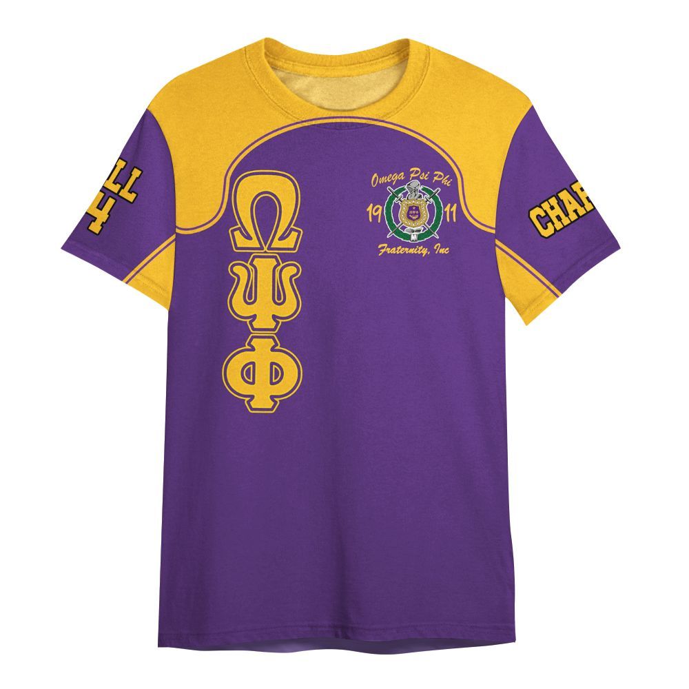 Ireishprint ΩΨΦ Custom Chapter Shirt, Personalized Racing Style Shirt ΩΨΦ Fraternity Shirt