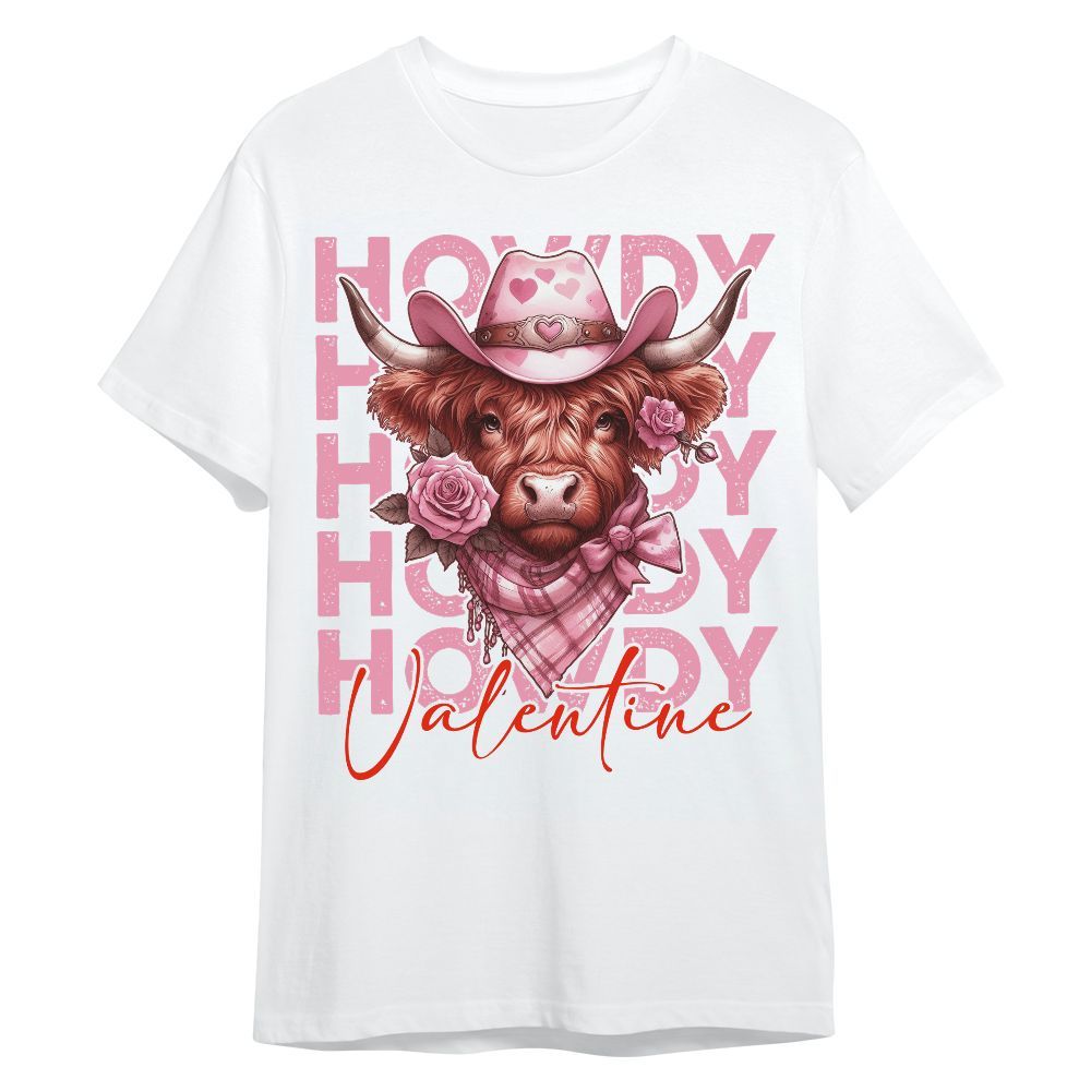 Amare Box Cow Farm Shirt, Valentine Cow, Howdy Valentine, Cute Cow, Western Cow, Cow Girl, Cow Shirt, Valentine Shirt Gift For Cow Lover Unisex Shirt