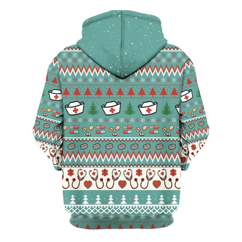 Amare Box Nurse, Nurse Xmas Shirt, Nurse Stuff, Nurse Coquette, Gift For Nurse Unisex Hoodie