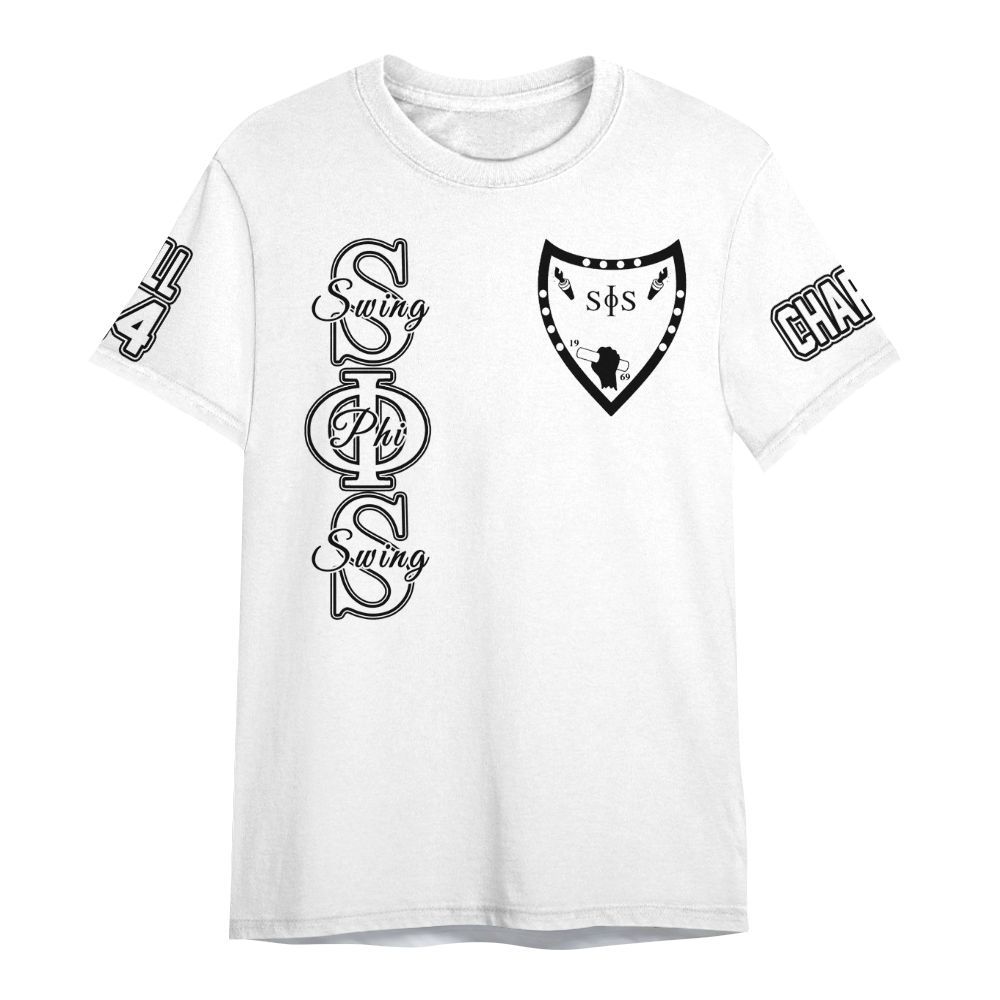 Ireishprint Swing Phi Swing Custom Chapter Shirt, Custom Shirt White Shirt Swing Phi Swing Sorority Shirt