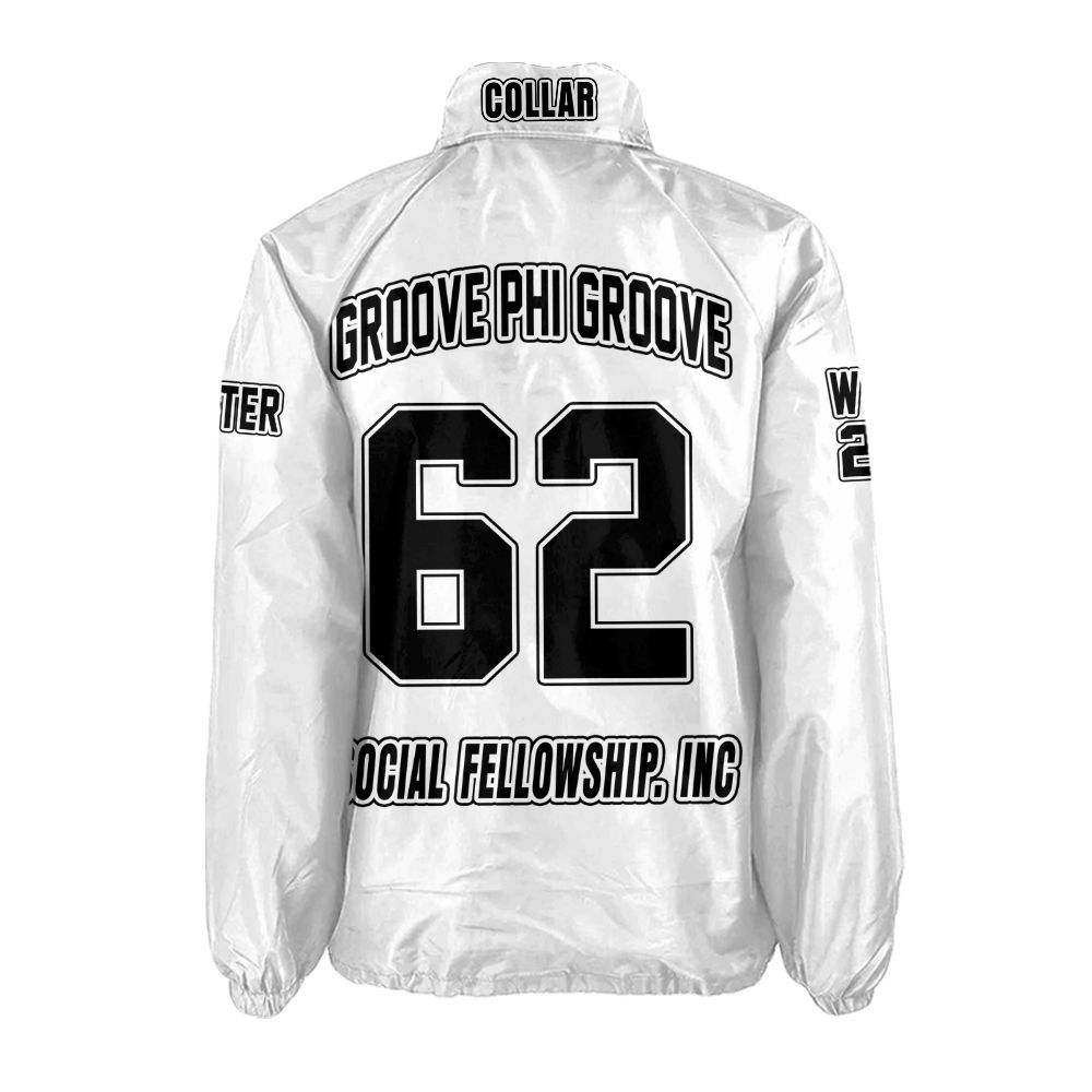 Ireishprint Groove Phi Groove Custom Line Crossing Jacket, Personalized White Jacket Groove Phi Groove  Crossing Jacket