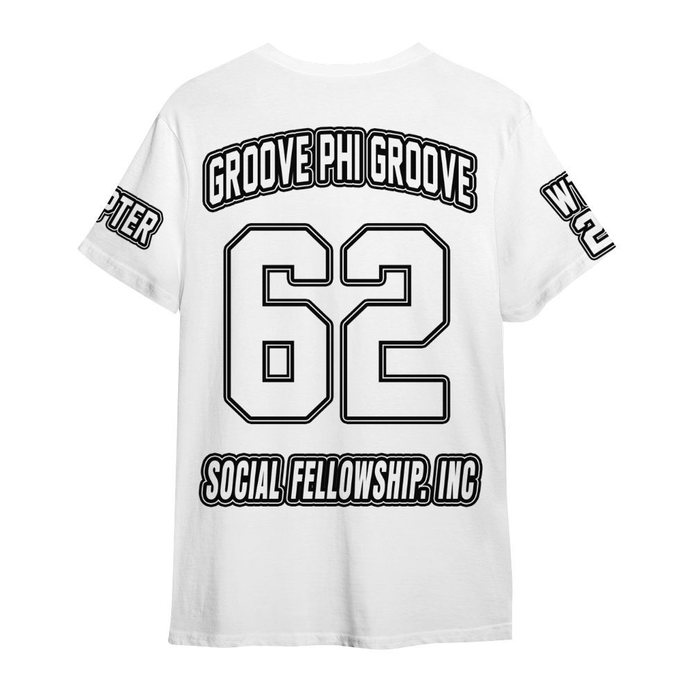Ireishprint Groove Phi Groove Custom Chapter Shirt, Personalized Black White Shirt Groove Phi Groove  Shirt