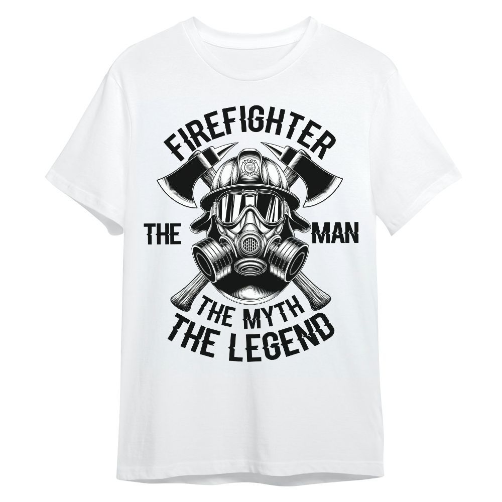 Amare Box Firefighter Shirt, The Man The Myth The Legend, Rescue Hero, Firefighter Shirt, Fire Department Logos, Gift Shirt For Man Unisex Shirt