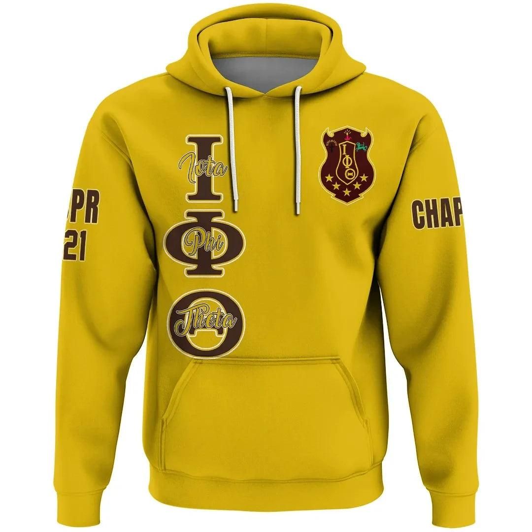 Custom Chapter Iota Phi Theta Gold Hoodie A31