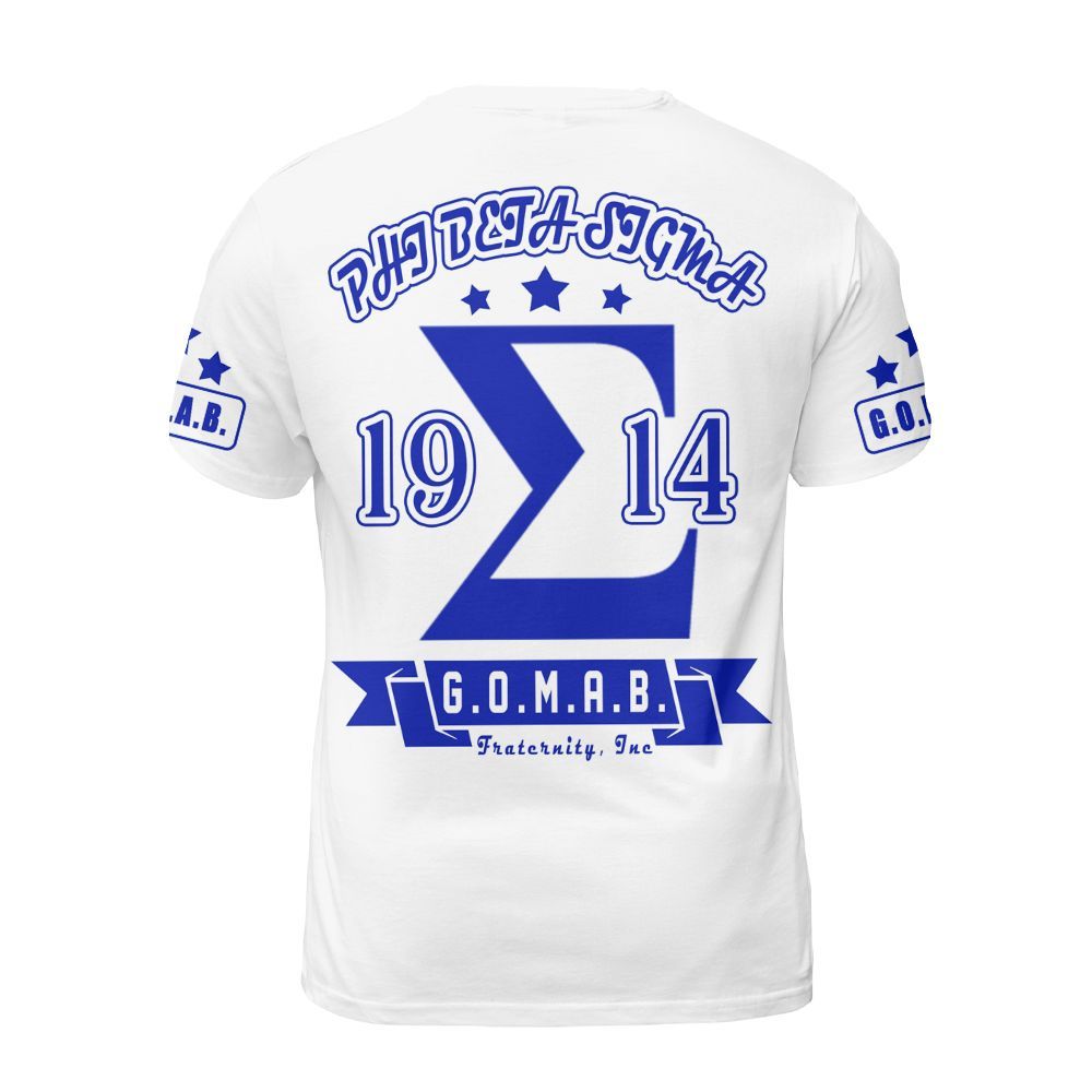 Ireishprint Phi Beta Sigma Shirt, GOMAB Three Stars Shirt Phi Beta Sigma Fraternity Shirt