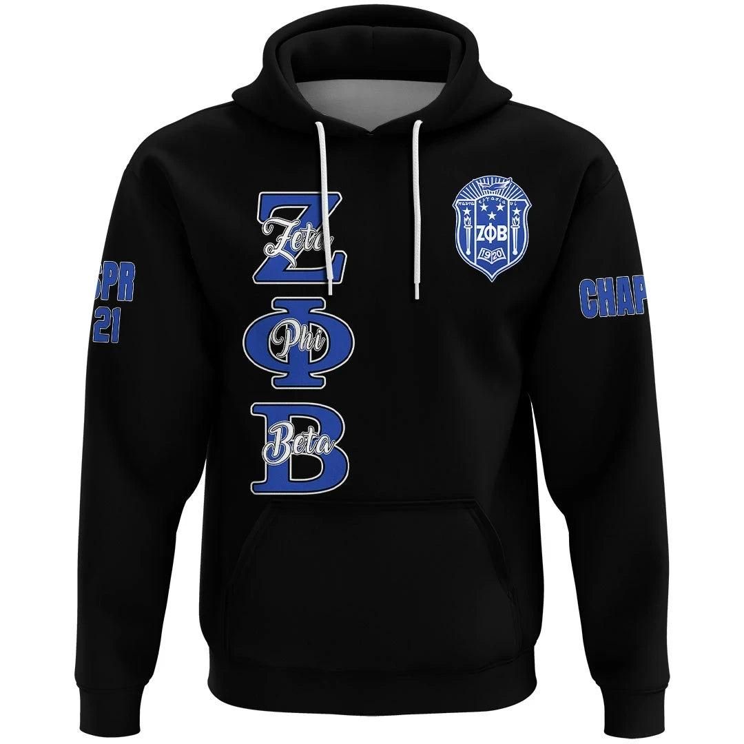 Personalized Zeta Phi Beta Hoodie