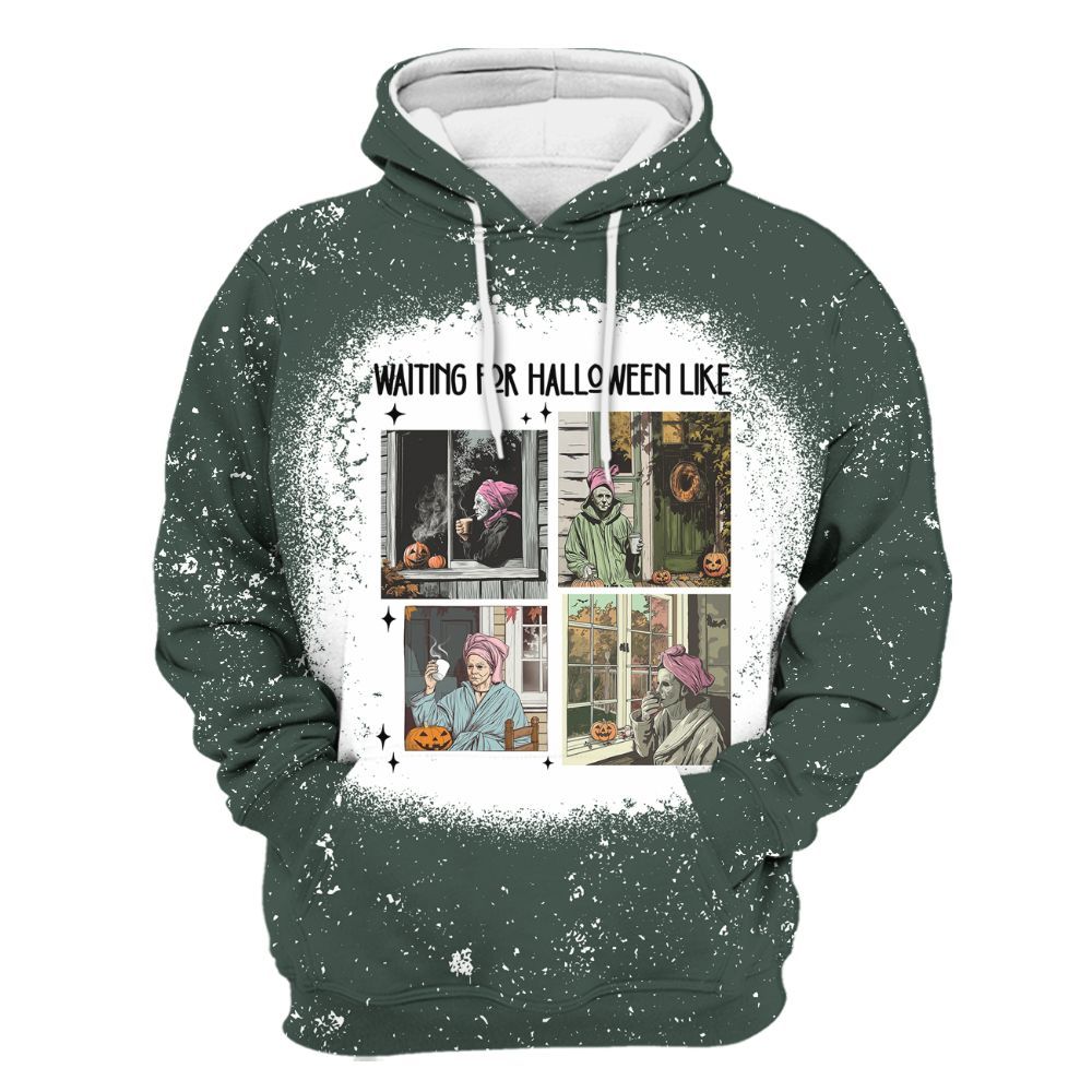 Amare Box Bleach Halloween Shirt, Waiting For Halloween Like Vintage, Funny Trendy Graphic Unisex Hoodie