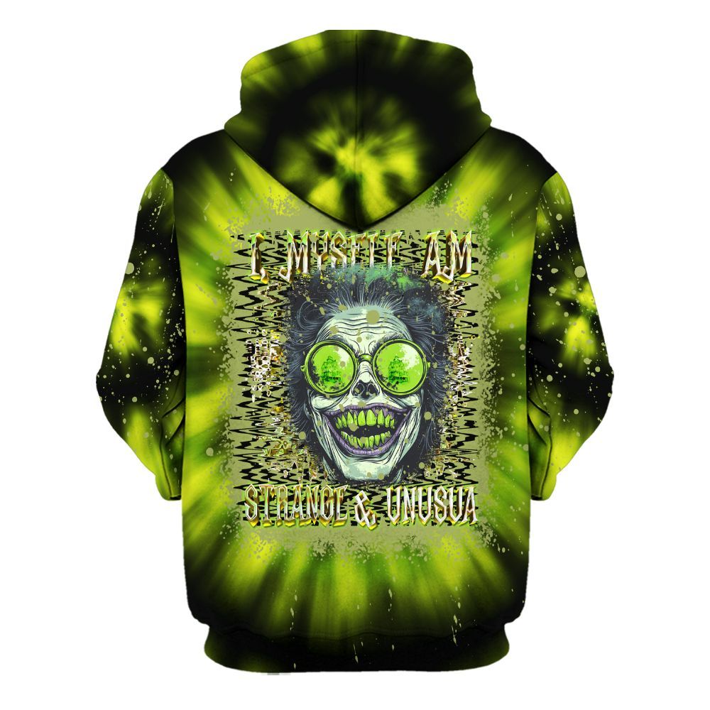 Amare Box I Myself Am Strange And Unusual Shirt, Funny Ghost Halloween Gift Unisex Hoodie