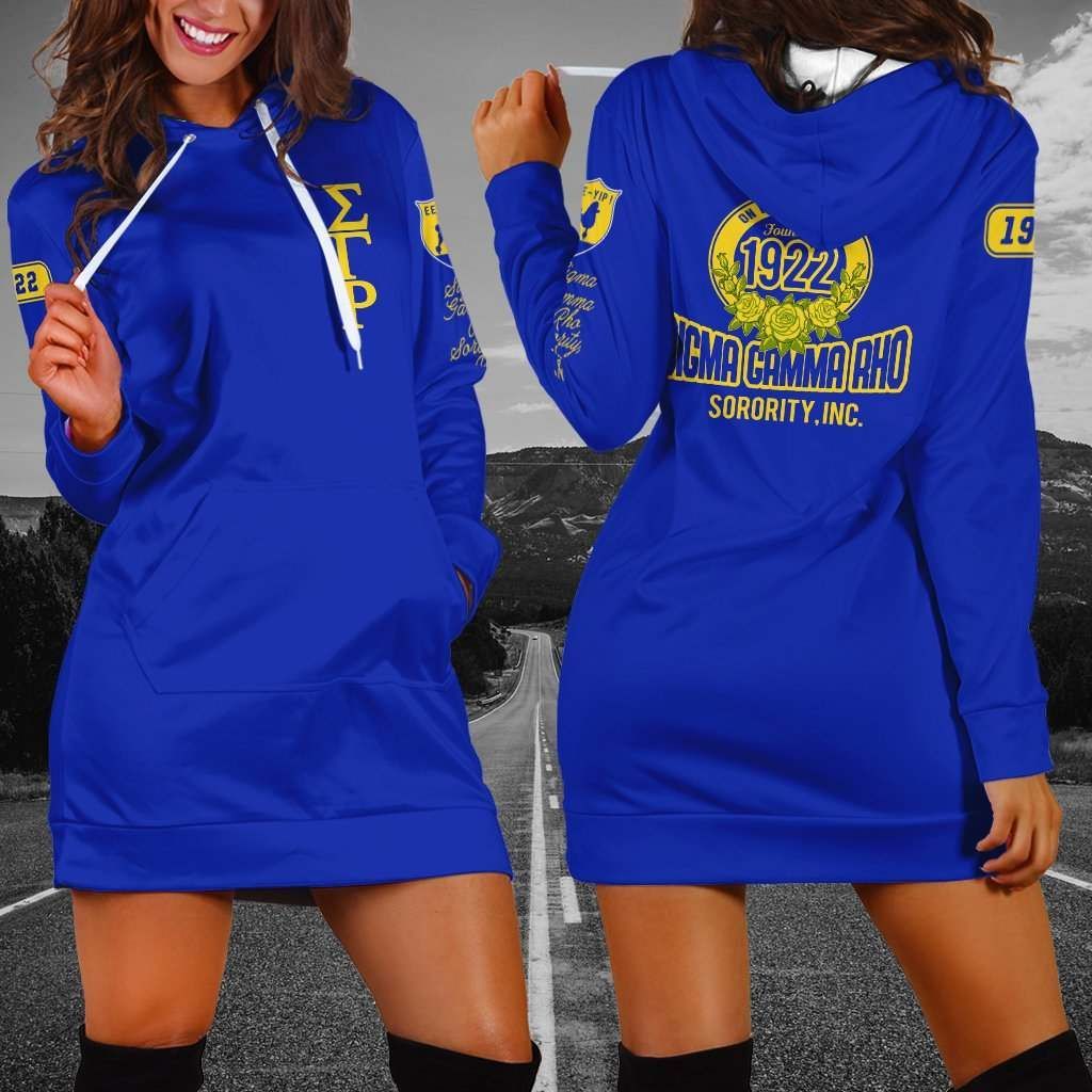 Sigma Gamma Rho Dress 181020191 B4886 3D Pullover Printed Over Unisex Hoodie