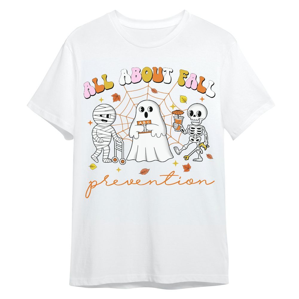 Amare Box All Abt Fall Prevention, Thanksgiving Nurse Fall Risk DPT SPT Pta Crewneck, OT Halloween Vibe Unisex Shirt