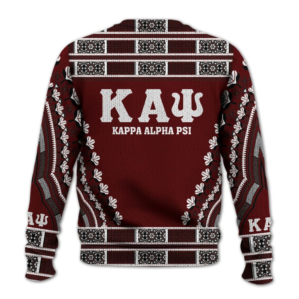 Ireishprint ΚΑΨ Shirt, African Dashiki Style ΚΑΨ Fraternity Knitted Sweater