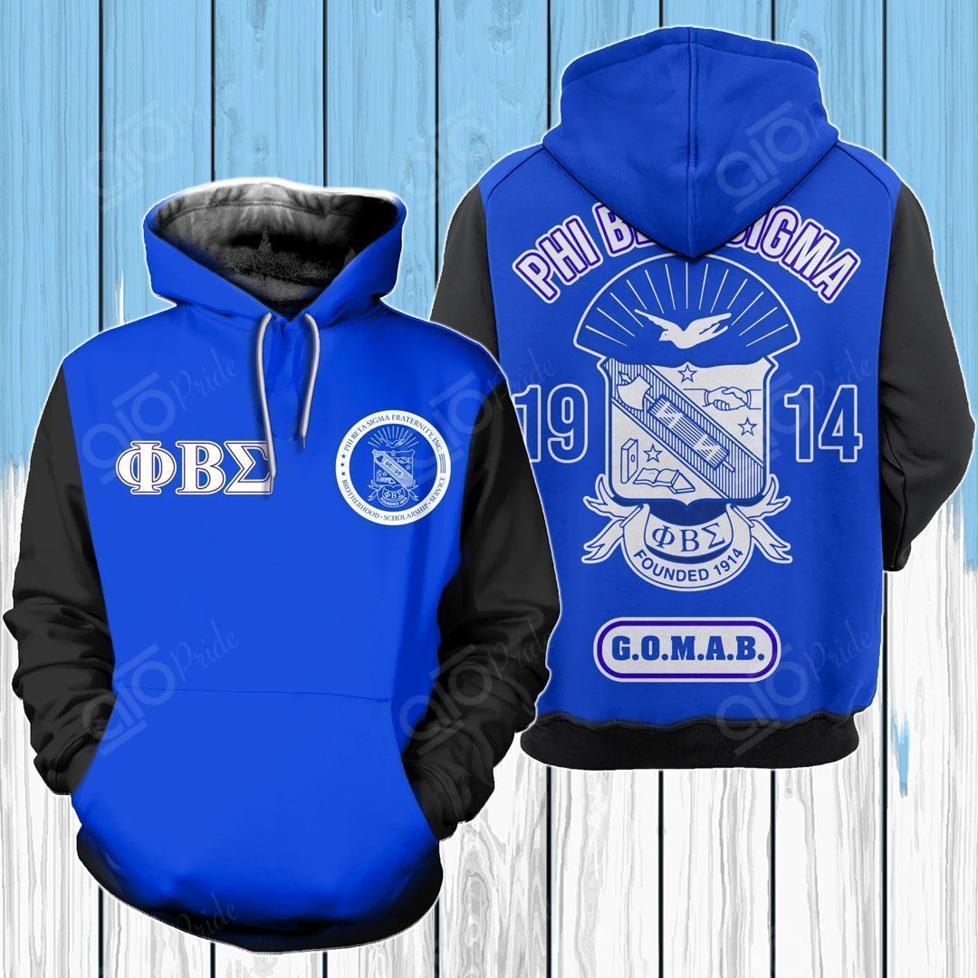 Phi Beta Sigma Blue Unisex Hoodies Bt08