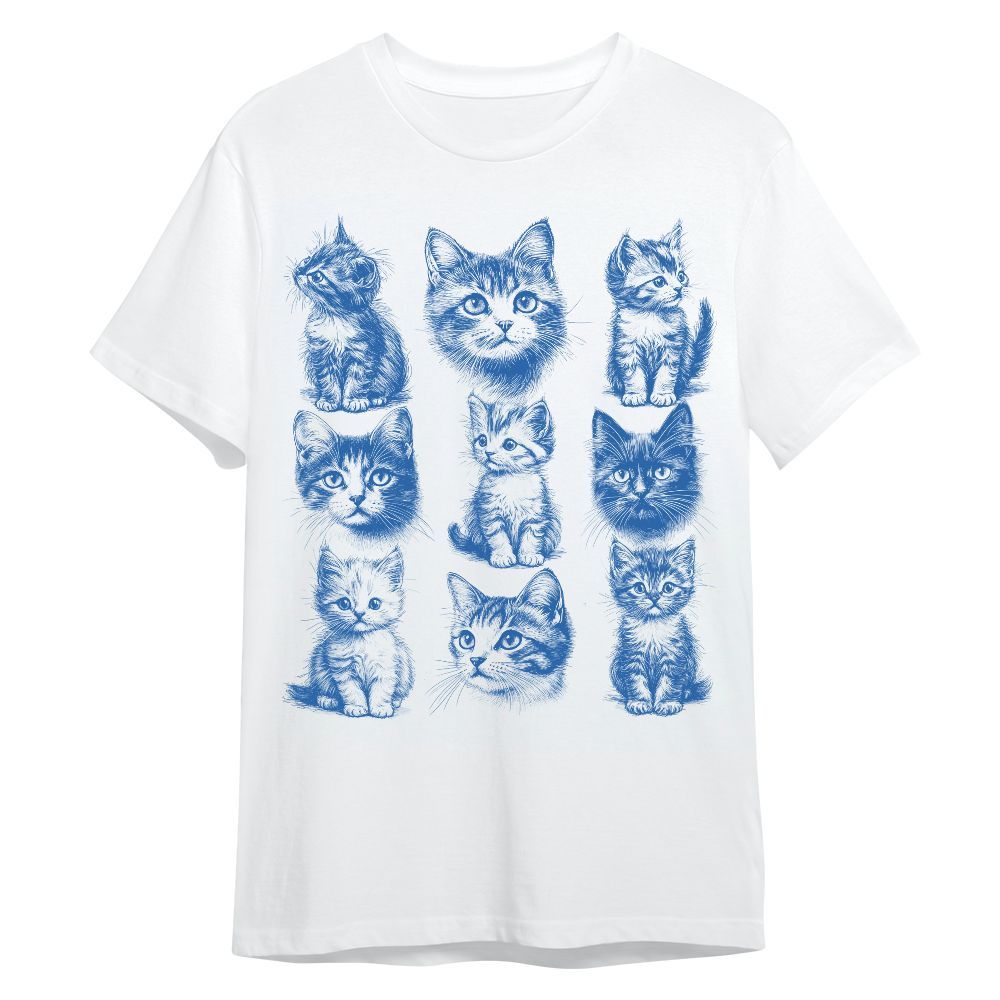 Amare Box Vintage 90s Tattoo Insect Graphic Shirt, Retro Cat Inspired Graphic Gift For Fan Unisex Shirt