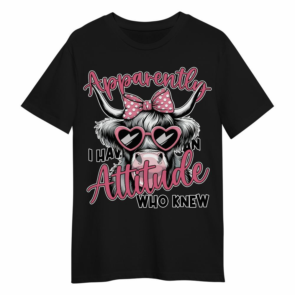 Amare Box Cow Farm Shirt, I Have An Attitude, Funny Cow, Highland Cow, Cow Shirt, Farm Shirt, Vector Gift Shirt For Cow Lover Unisex Shirt