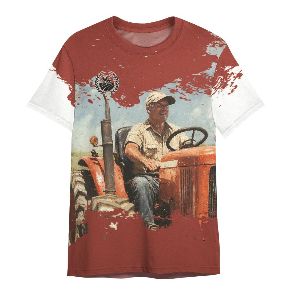 Amare Box Farm Tractor Shirt, You Can Never Have Too Many Tractors, Custom Tractor Name, Love Tractor, Vintage Tractor, Gift For Farm Lover All Over Print Unisex Shirt