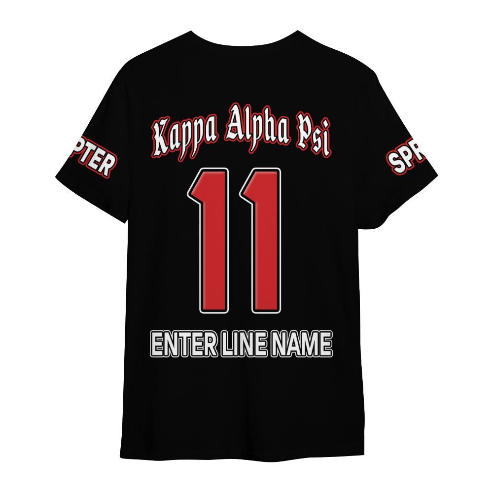 Ireishprint ΚΑΨ Custom Chapter Shirt, Personalized Black Shirt ΚΑΨ Since 1911 Fraternity Shirt
