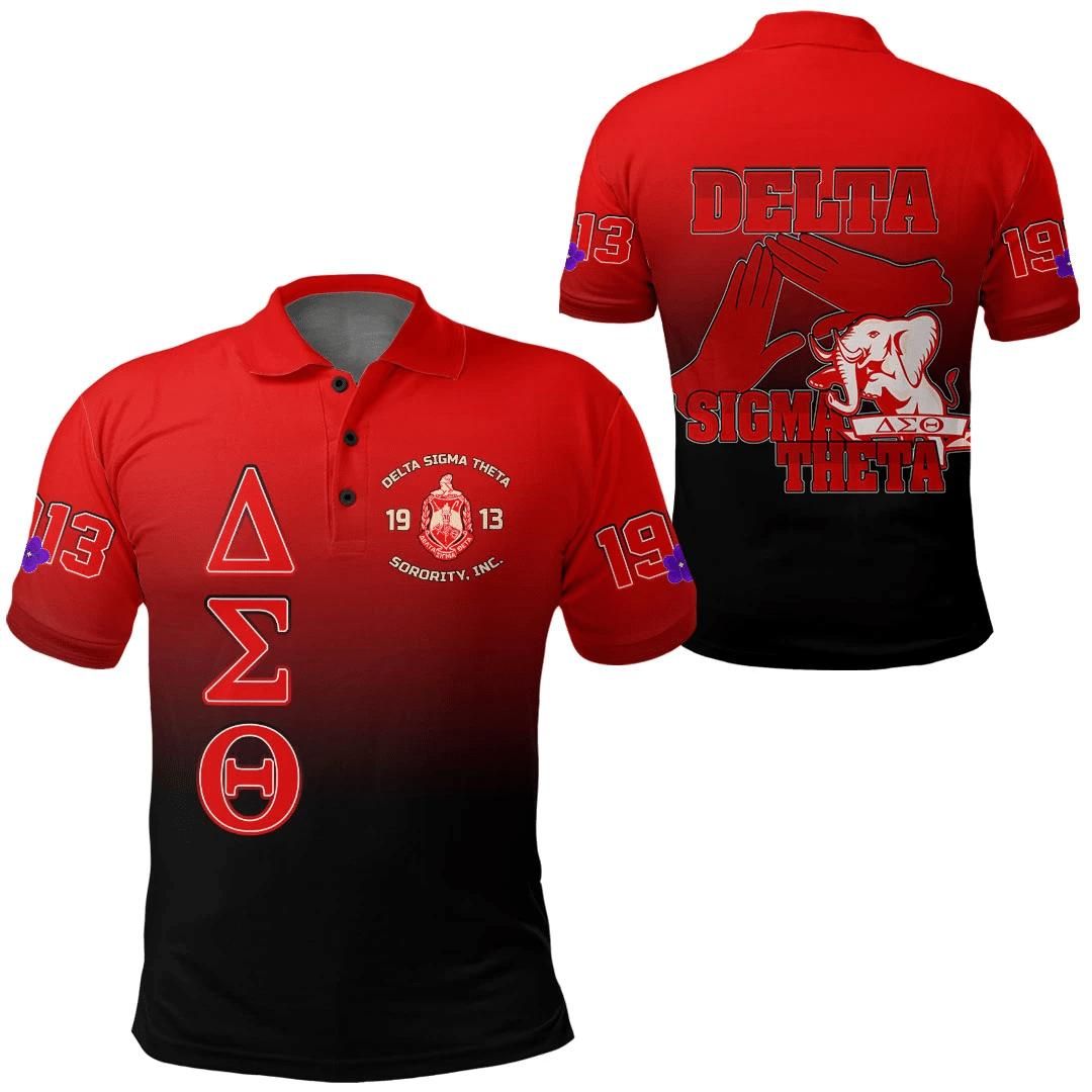Delta Sigma Theta Gradient Polo Shirts
