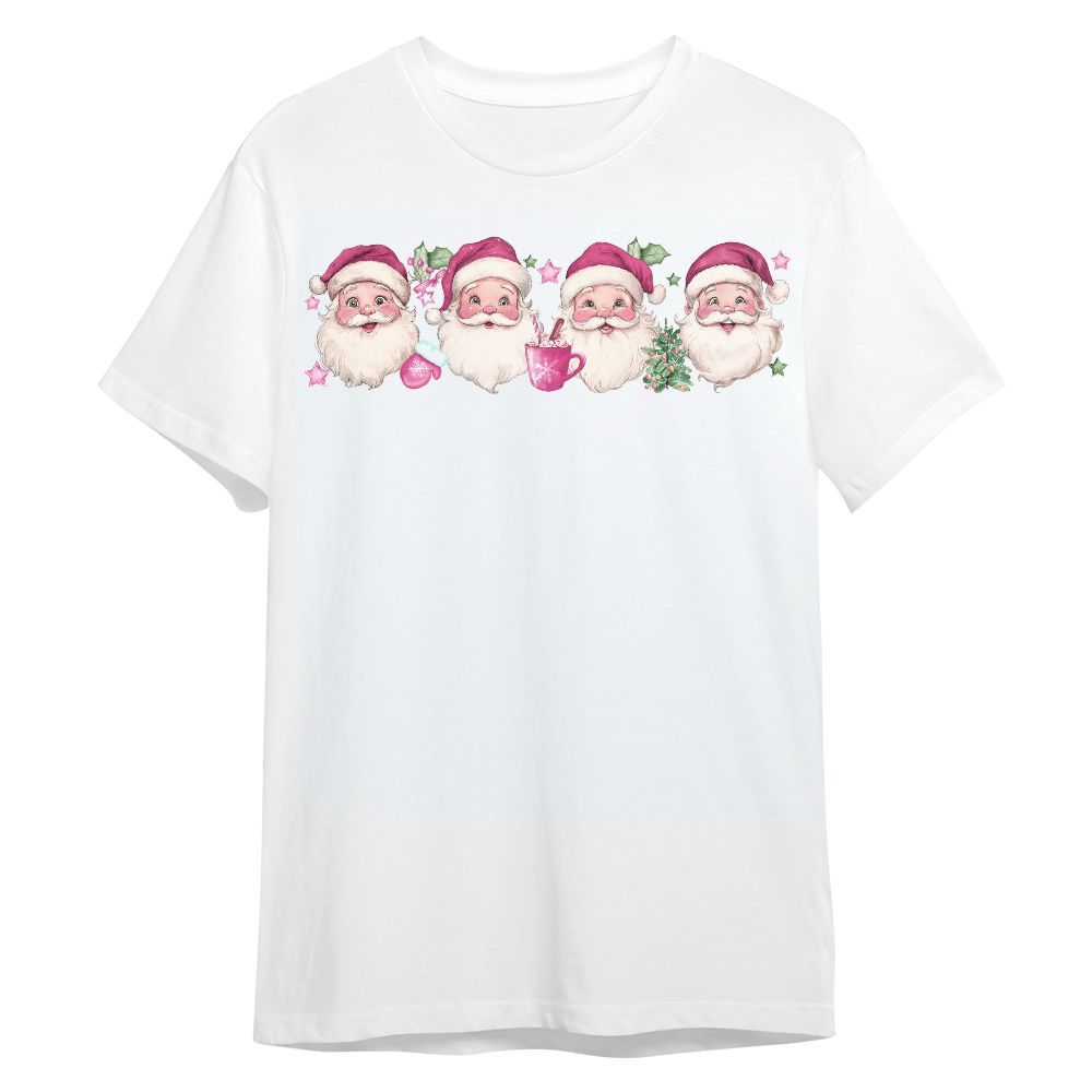 Amare Box Pink Santa Clause Merry Xmas, Vintage Christmas, Christmas Season, Merry Christmas Gift Unisex Shirt