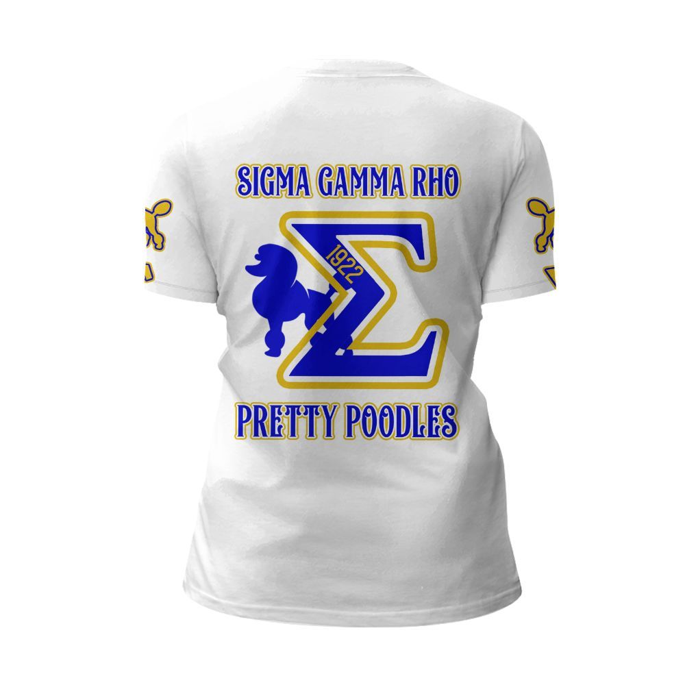 Ireishprint Sigma Gamma Rho Shirt, Pretty Poodles 1922 Sigma Gamma Rho Sorority Shirt