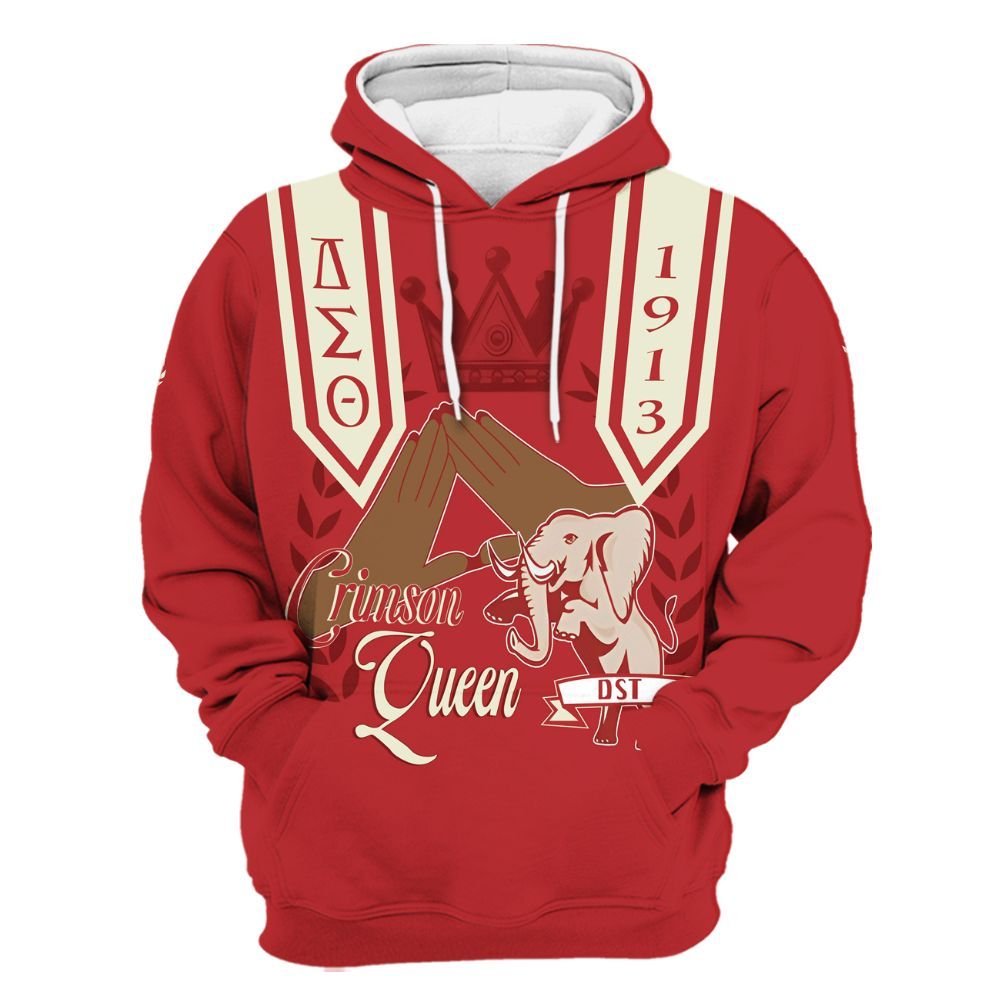 Ireishprint Delta Sigma Theta Shirt, Delta Girls Delta Sigma Theta Black Shirt 1913 Sorority Hoodie