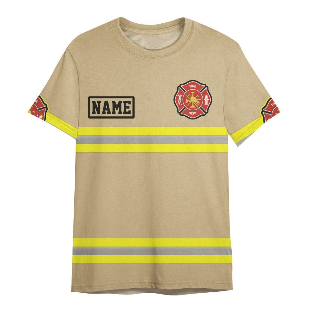 Amare Box Firefighter Shirt, Firefighter Flag, Rescue Hero, Firefighter Shirt, Fire Department Logos, Custom Name Gift Shirt For Man All Over Print Unisex Shirt