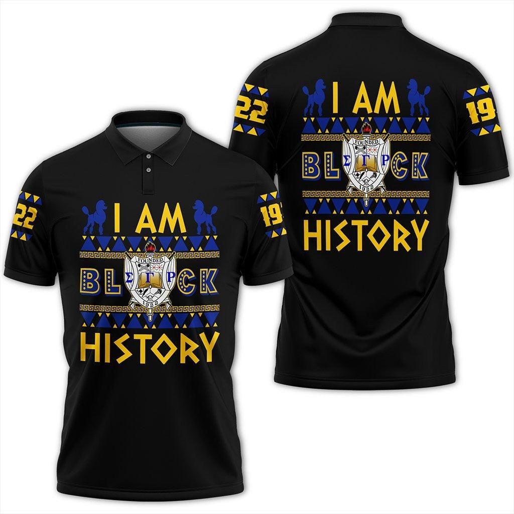 I Am Black History Sigma Gamma Rho Polo Shirt