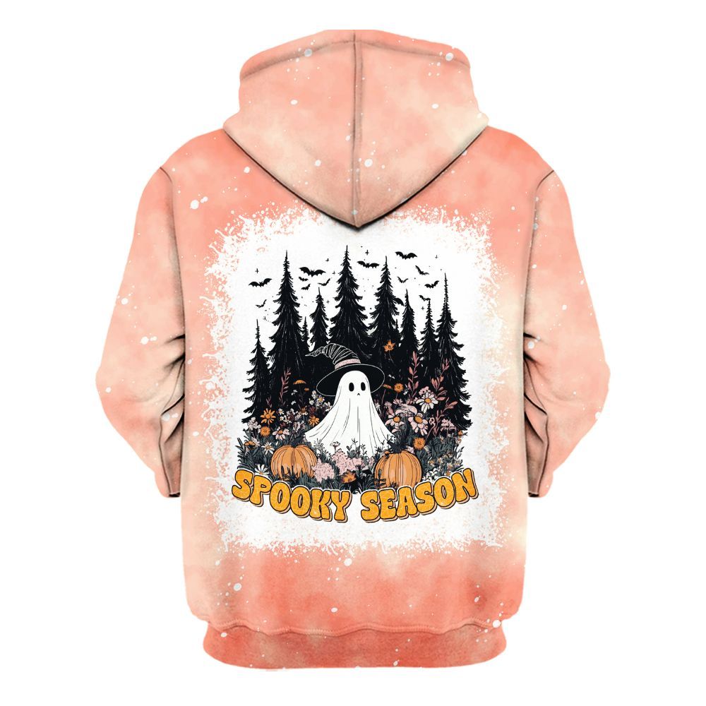 Amare Box Spooky Season Shirt, Funny Cute Ghost Halloween Gift Unisex Hoodie