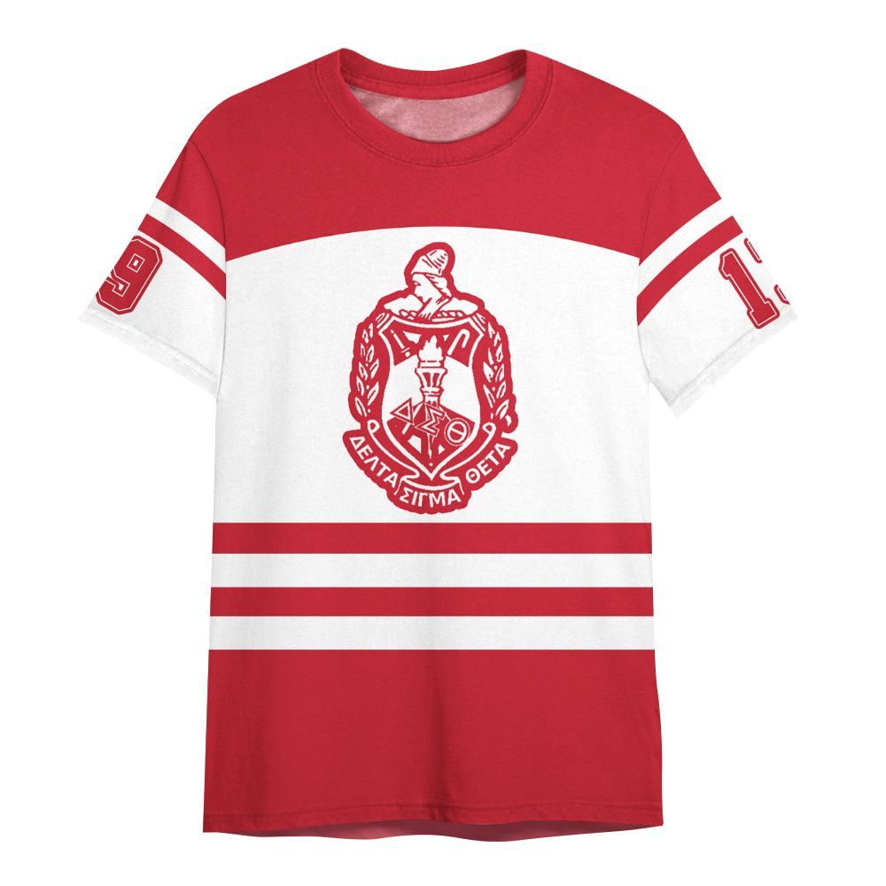 Ireishprint Delta Sigma Theta Custom Name Shirt, Delta Sigma Theta Custom Crew Shirt Since 1913 Sisterhood Sorority All Over Print Shirt