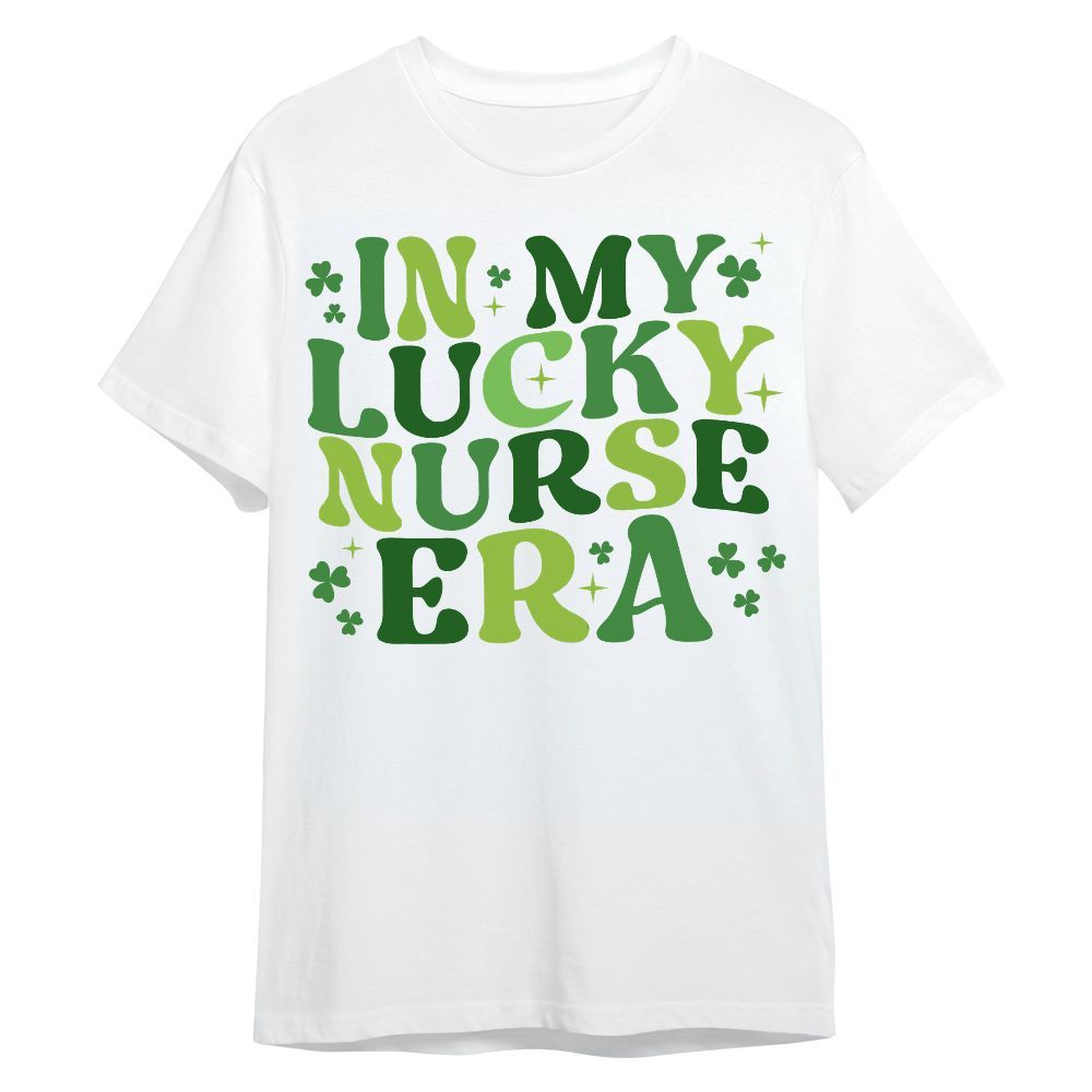 Amare Box Nurse Shirt, In My Lucky Nurse Era, Nurse St Patrick's Day, Gift For Nurse, Gift For St Patrick's Day Unisex Shirt