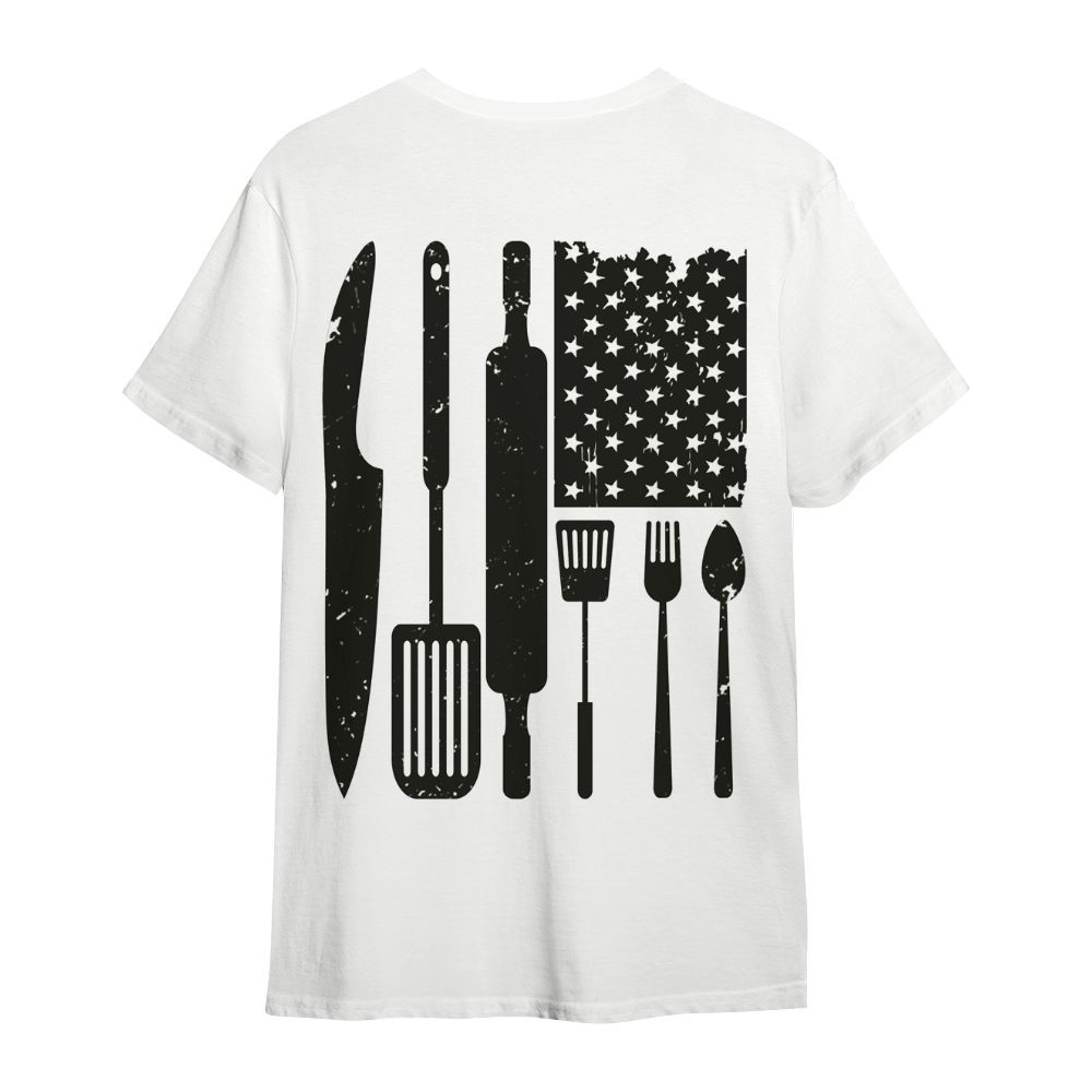 Amare Box Cooking Shirt, Funny Cooking, Funny Chef, America Flag, American Chef, Chef Shirt, Cook Lover, Custom Name Gift Shirt For Chef All Over Print Unisex Shirt