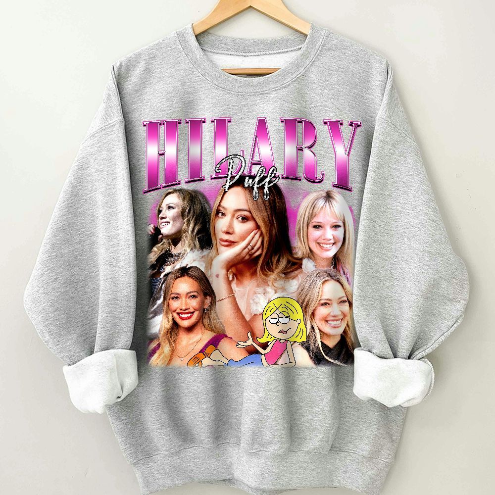 Vintage Hilary Duff 2026 Tour Shirt, Vintage 90s Music Shirt, Hilary Duff Tour Shirt, Lizzie McGuire Bootleg Tee, Gift For Fans
