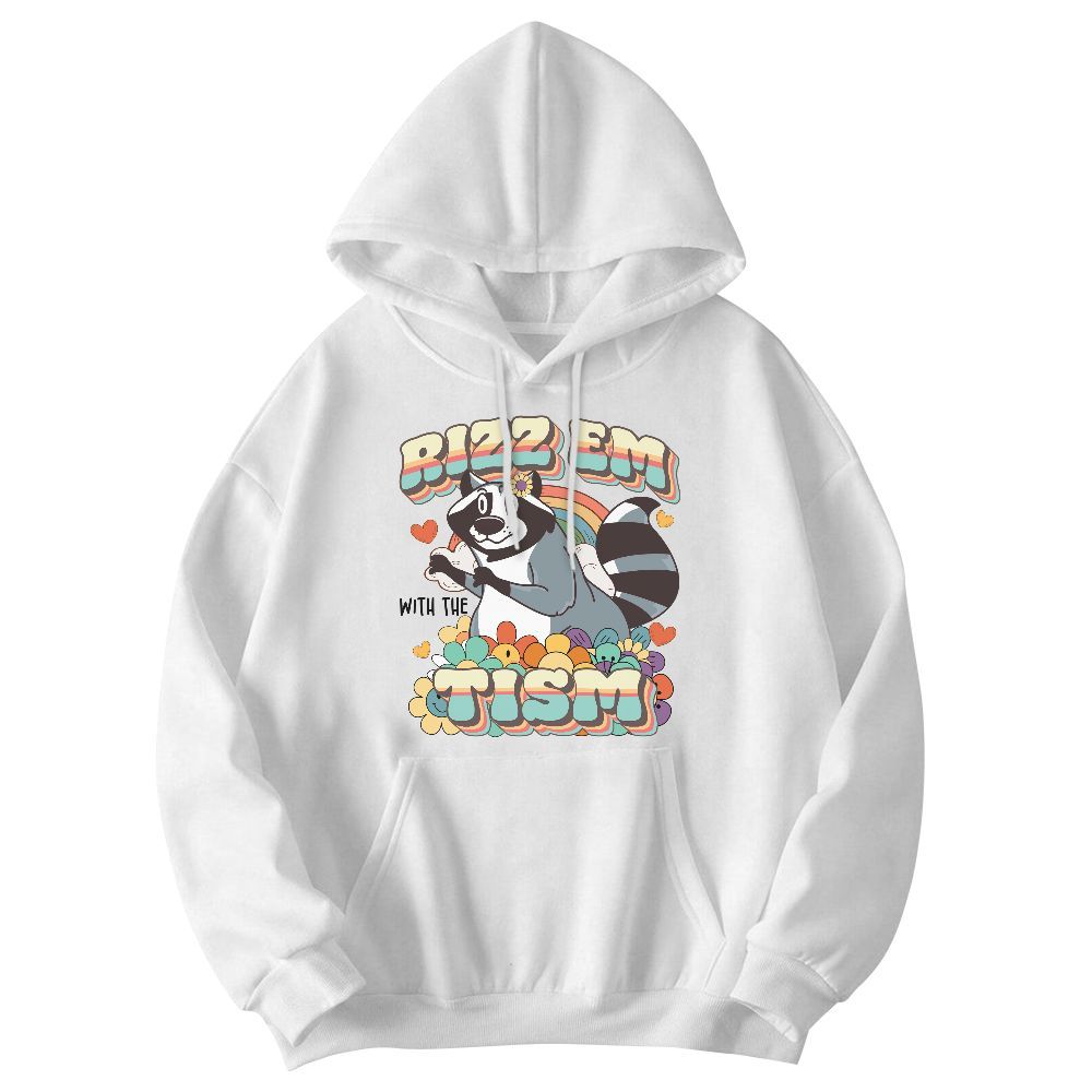 Amare Box Rizz Em With The Tism Autism Awareness Shirt, Neurodiversity SPED Team Therapist Unisex Hoodie