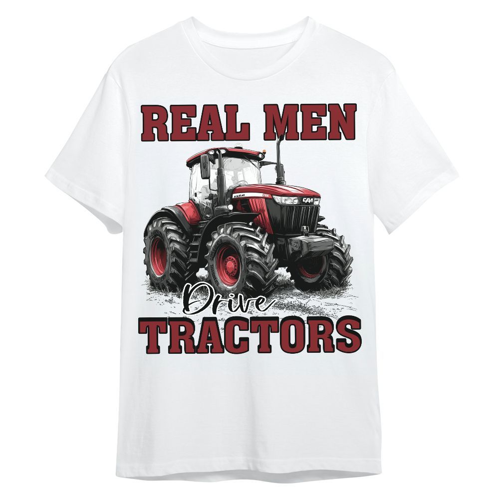 Amare Box Farm Tractor Shirt, Real Men Drive Tractors, Tractor Clipart, Love Tractor, Boy Tractor, Vintage Tractor, Gift For Loves Farmer Unisex Shirt