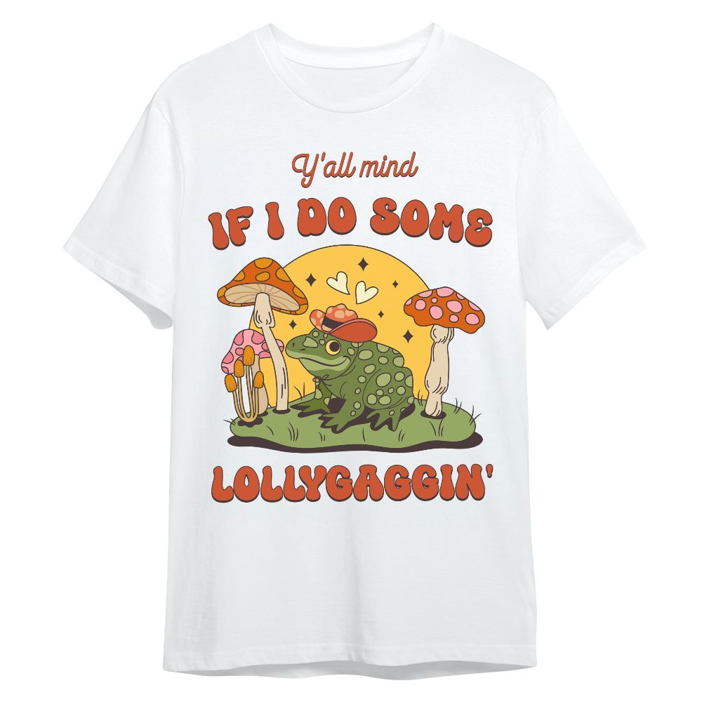 Amare Box Funny Frog Shirt, Cowboy Frog Cottagecore, Floral Flower Frog Graphic 90 Bootleg Unisex Shirt