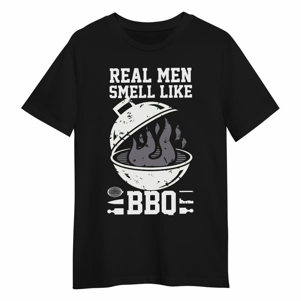 Amare Box Cooking Shirt, Real Men Smell Like BBQ, Funny Cook, Funny Chef, Chef Shirt, Cooking Shirt, Cook Lover, Gift Shirt For Chef Unisex Shirt