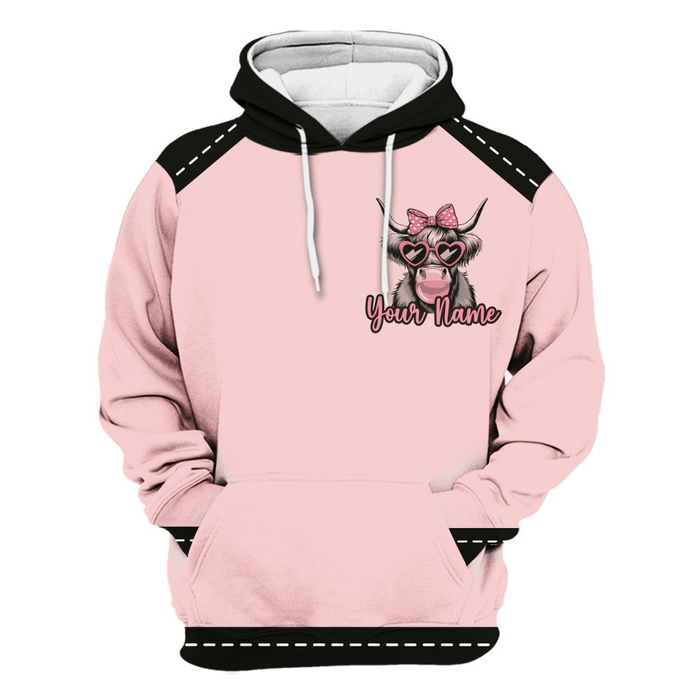 Amare Box Cow Farm Shirt, Attitude Who Knew, Funny Cow, Cute Cow, Cow Shirt, Farm Shirt, Cow Lover, Custom Name Gift Shirt For Farmer Unisex Hoodie