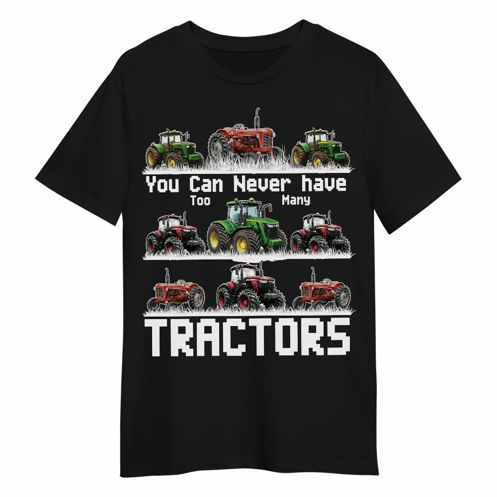 Amare Box Farm Tractor Shirt, You Can Never Have Too Many Tractors, Love Tractor, Vintage Tractor, Gift For Loves Farmer Unisex Shirt