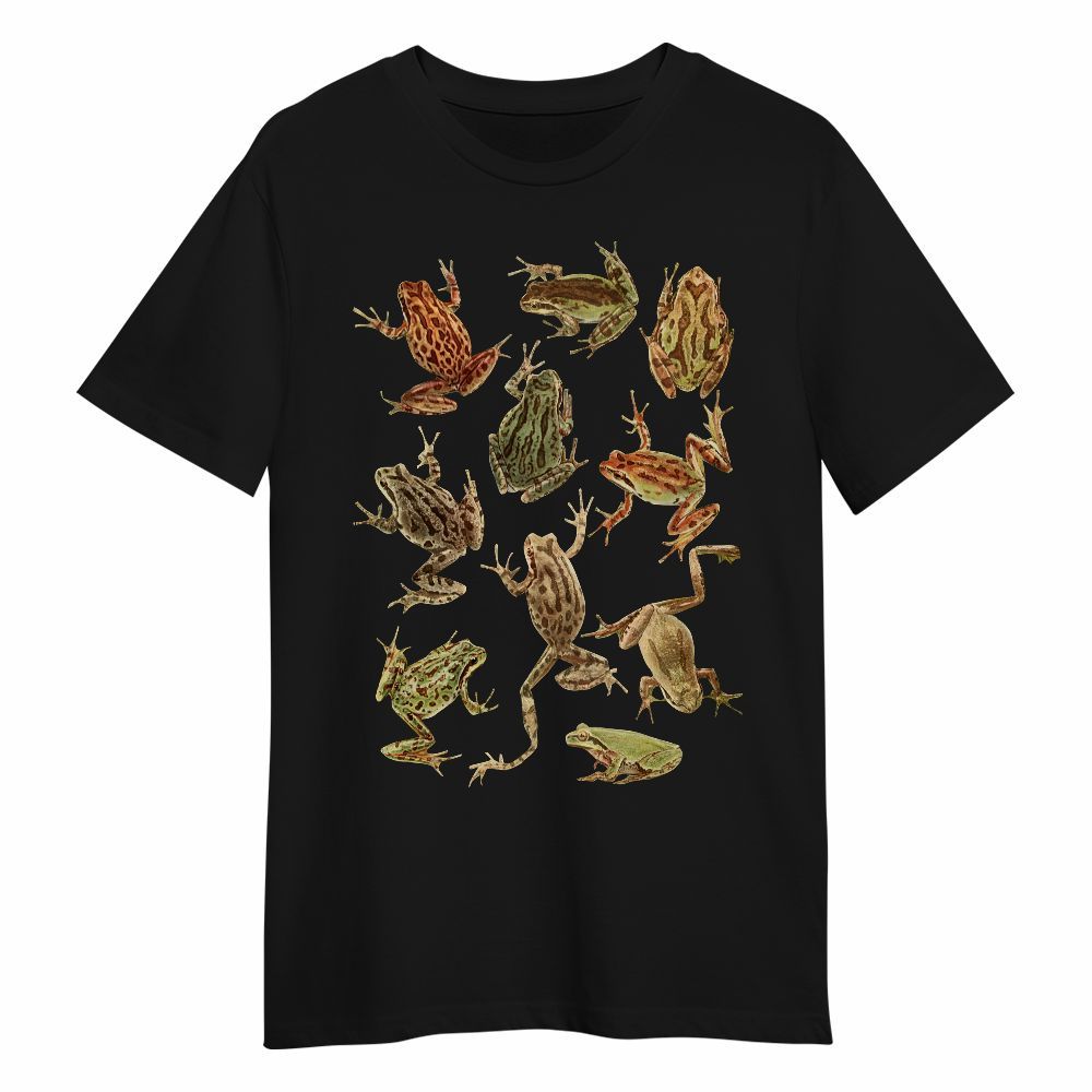 Amare Box Funny Frog Shirt, Frog Toad Y2k 2000 Vintage, Cool Frog Graphic 90 Bootleg Anatomy Unisex Shirt