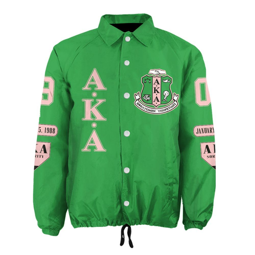 Ireishprint A.K.A Crossing Jacket, Apple Green 1908 Sorority Crossing Jacket