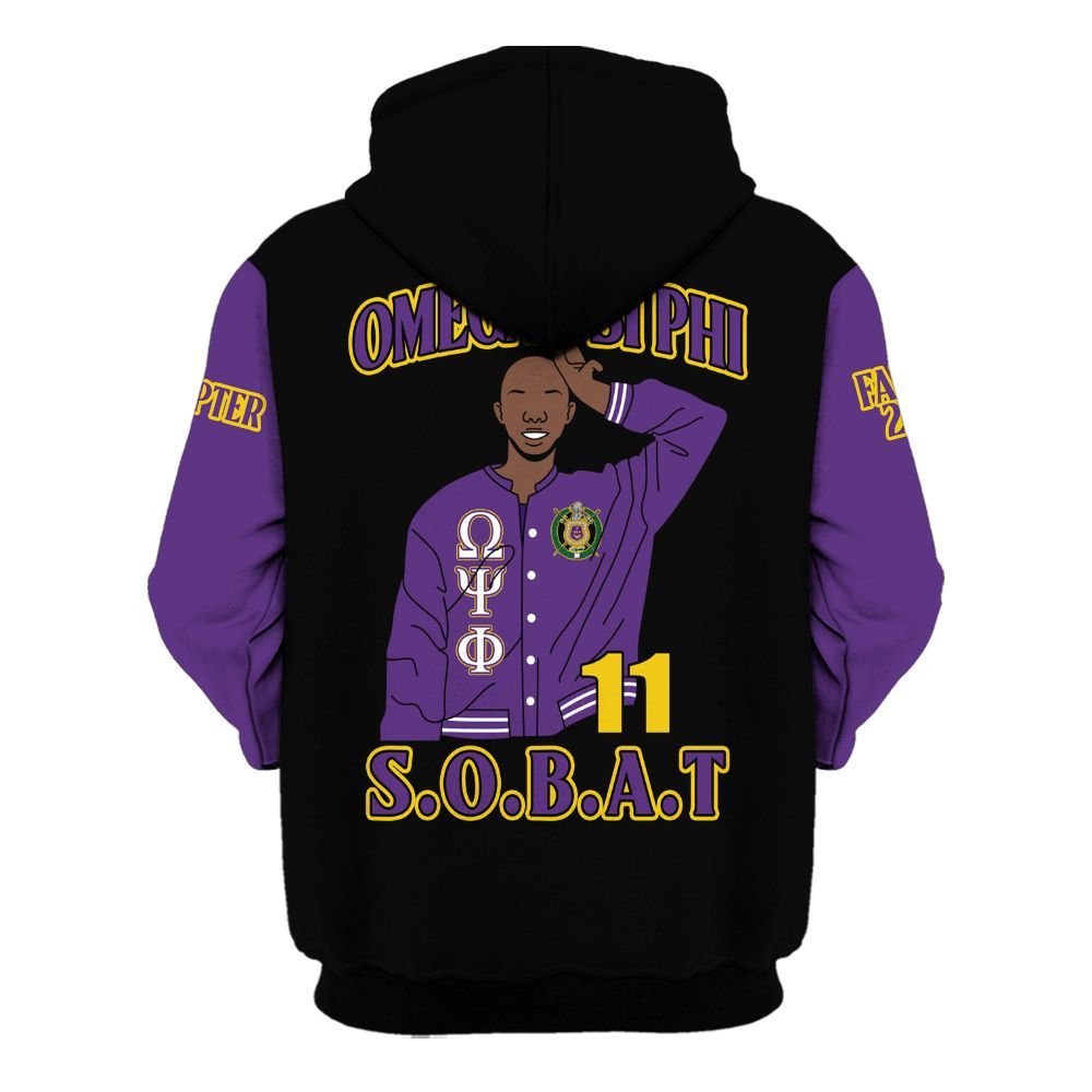 Ireishprint ΩΨΦ Custom Chapter Shirt, Personalized Black Shirt ΩΨΦ 1911 Fraternity Hoodie