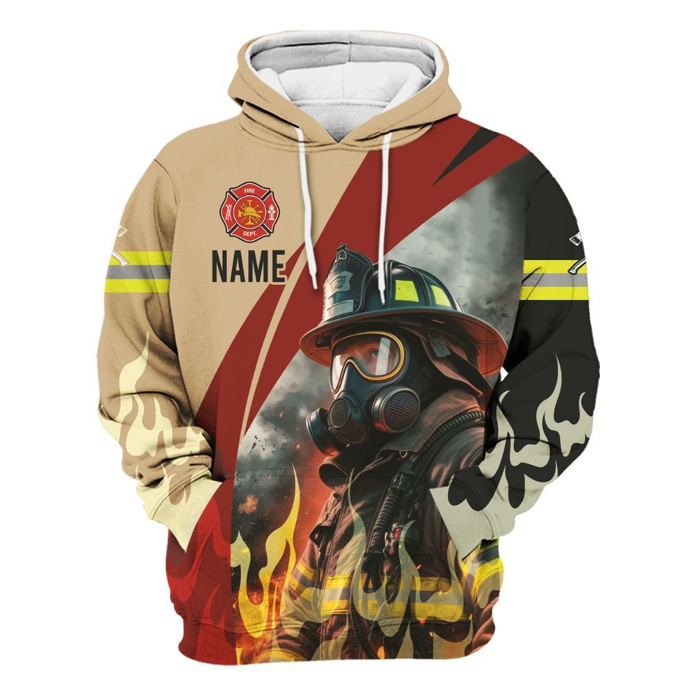 Amare Box Firefighter Shirt, Dramatic Firefighter, Rescue Heroes, Firefighter Shirt, Fireman Shirt, Custom Name Gift Shirt For Man Unisex Hoodie